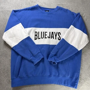 Fan Tuch blau weiß Blue Jays Vintage Retro Style Sweatshirt Unisex 2XL - Bild 1 von 6
