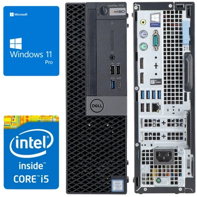 Dell Optiplex 7070 SFF i5-9500 (6 core) 16/32/64GB - 256/512/1024GB Win 11 Pro - Bild 1 von 4