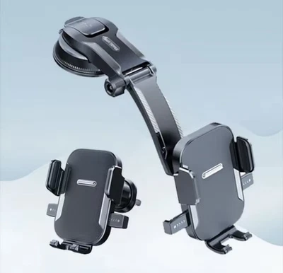 Car Phone Holder – Nano Flexible Silicone, 360° Rotation, Doesn’t Block Screen - Image 1 of 4