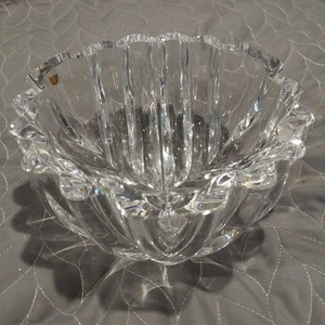 Orrefors Isabella Crystal Centerpiece Bowl Lars Hellsten Hy-Vee 25th Anniversary - Picture 1 of 10