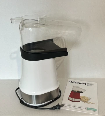 NUEVO Cuisinart Easy Pop Máquina de Palomitas de Aire Caliente CPM-150 Blanco Taza Medida  Foto 1 de 4