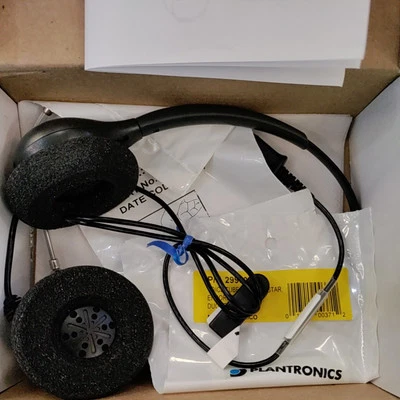 Plantronics HW261 SupraPlus Headset- double Earpieces-Brand New Ref:1406 - Image 1 of 2