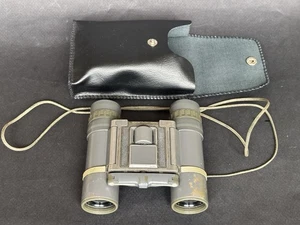 Vintage Metal Body Folding Binoculars NICE - Picture 1 of 21