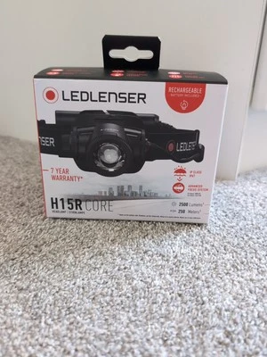 Ledlenser H15R CORE Rechargeable 2500 Lumen IP67 Waterproof LED Work Head Torch - Image 1 of 4