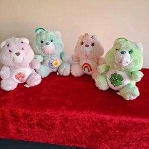 CARE BEARS Vintage 1980s KENNER 7" Good Luck Rainbow Share Bedtime Soft Plush - Picture 1 of 24