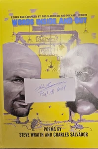 RARE BRONSON BOOK  2X BRONSON/SALVADOR  SIGNED STICKERS HARDBACK  100 PAGES  COA - Picture 1 of 7