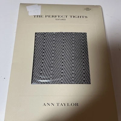 Nuevo en paquete Ann Taylor Negro Las Medias Perfectas Texturizadas Talla GRANDE Se Ajusta a 6'0" y 180# Foto 1 de 4