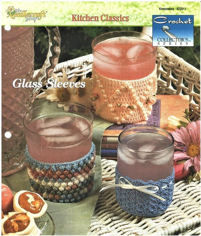 Glass Sleeves Crochet Pattern Page ~ Crochet Collector Series - Image 1 of 1