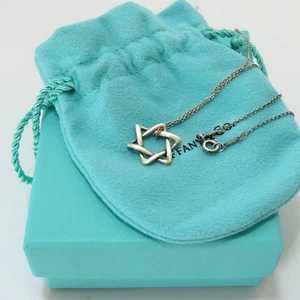 Tiffany & Co. Davidstern Halskette Anhänger Silber 925 - Bild 1 von 5