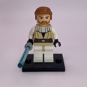 Lego Obi-Wan Kenobi sw0197 Minifigure from 7931, Retired