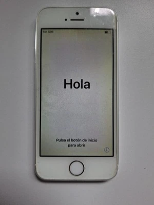 Apple iPhone 5s -16 GB -Space W Unlocked- Good working condition WHITE AND GOLD - Image 1 of 4