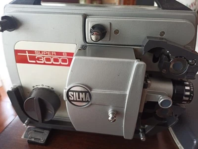 Proiettore super 8 Silma L 3000 Anni 60 cavo+Bobine - Immagine 1 di 4