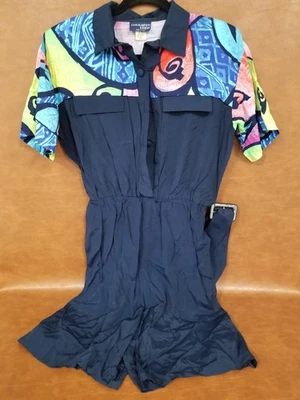 Vestido Camisa Cimmaron Vintage Años 80 Cinturón Talla 5/6 Hecho en EE. UU.  Foto 1 de 4