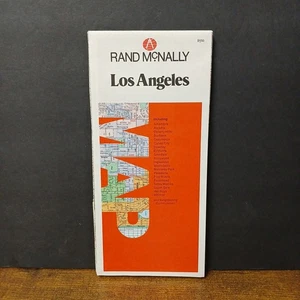 Vintage 1980s Rand McNally Map, Los Angeles - Picture 1 of 4