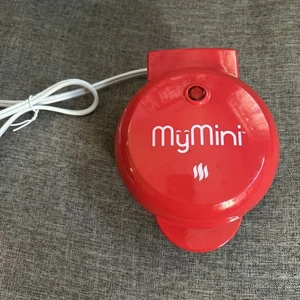 MyMini Pancake Grillplatte, rot getestet funktioniert! - Bild 1 von 5
