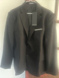 Giacca tuta blazer uomo Wulful nero scuro 2 bottoni cappotto sportivo nuova con etichetta - foto taglia M! - Foto 1 di 8