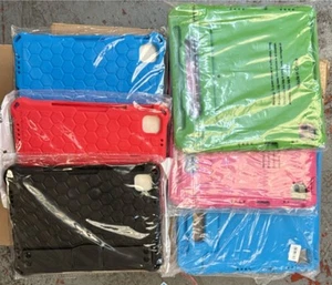 50x JOBLOT Mix Kids Shockproof Case For iPad Pro 11 1st 2nd 3rd 4th Handle Cover - Afbeelding 1 van 12