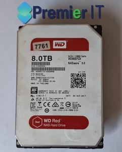 Western Digital WD Red 8TB WD80EFZX 3.5" NAS Hard Drive - Picture 1 of 3