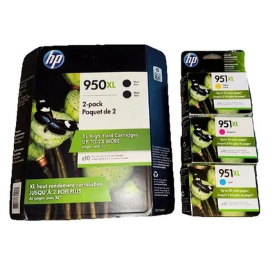 Tinta 5 OeM HP 950XL 951XL z10 negra amarilla color cian 950 XL 951 8600 caducidad 2019-20 Foto 1 de 3