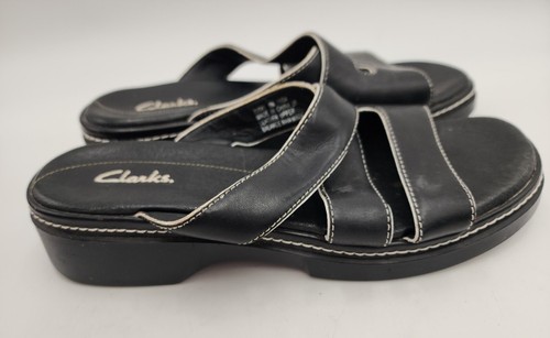 Sandali donna Clarks in morbida pelle nera 70581