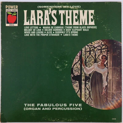 The Fabulous Five "Lara's Theme" 1966 Mono LP Power Records Apple Honey D406 - Imagem 1 de 4