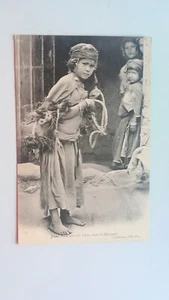 CPA AK ND 117 Jeune fille portant de l'eau dans le Mezoued TUNISIE - Foto 1 di 2