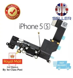 iPhone 5s Lade Flex Port Dock mit Kopfhöreranschluss Mikrofon Antenne WEISS - Bild 1 von 1