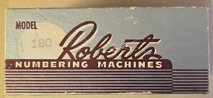 Roberts Nummeriergerät Modell 190 Vintage - Bild 1 von 10