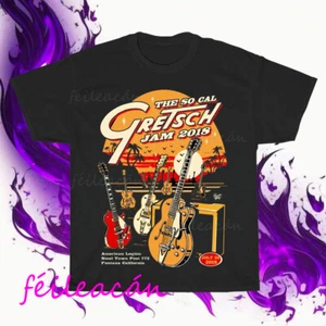 Brand New Gretsch guitars logo American T-Shirt Funny Size S to 5XL - Picture 1 of 5
