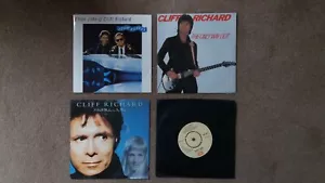 Cliff Richard - 4 x 7" Singles - Slow Rivers, The Only Way Out + 2 others - Bild 1 von 2