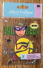 Jolees Costume Frog Witch Bats Spiders Halloween Title Holiday Scrapbook Sticker