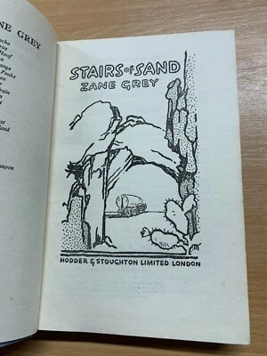 1943 1ST EDITION ZANE GREY "STAIRS OF SAND" FICTION HARDBACK BOOK (P3) - Image 1 of 4