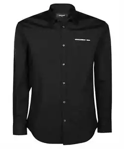 DSquared Poplin Designer Shirt S74DM0394 - Picture 1 of 12