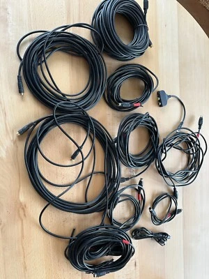 Convolut S-VIDEO Stecker zu Stecker Videokabel teils neu, teils defekt, 11 Teile - Bild 1 von 4