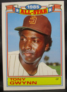 1986 Topps 1985 All-Star Tony Gwynn Baseball Card #17 (003)
