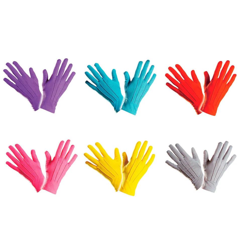 Handschuhe, div. Farben, für Kostüme, Karneval, Halloween, Verkleidung, onesize - Bild 1 von 1