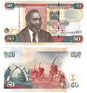 2010 Kenya 50 Shillings Banknote UNC P47e - Picture 1 of 1