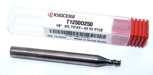 1/8" (.1250") CARBIDE 3 FLUTE MICRO ENDMILLS for METALS T1250O250 - Picture 1 of 3