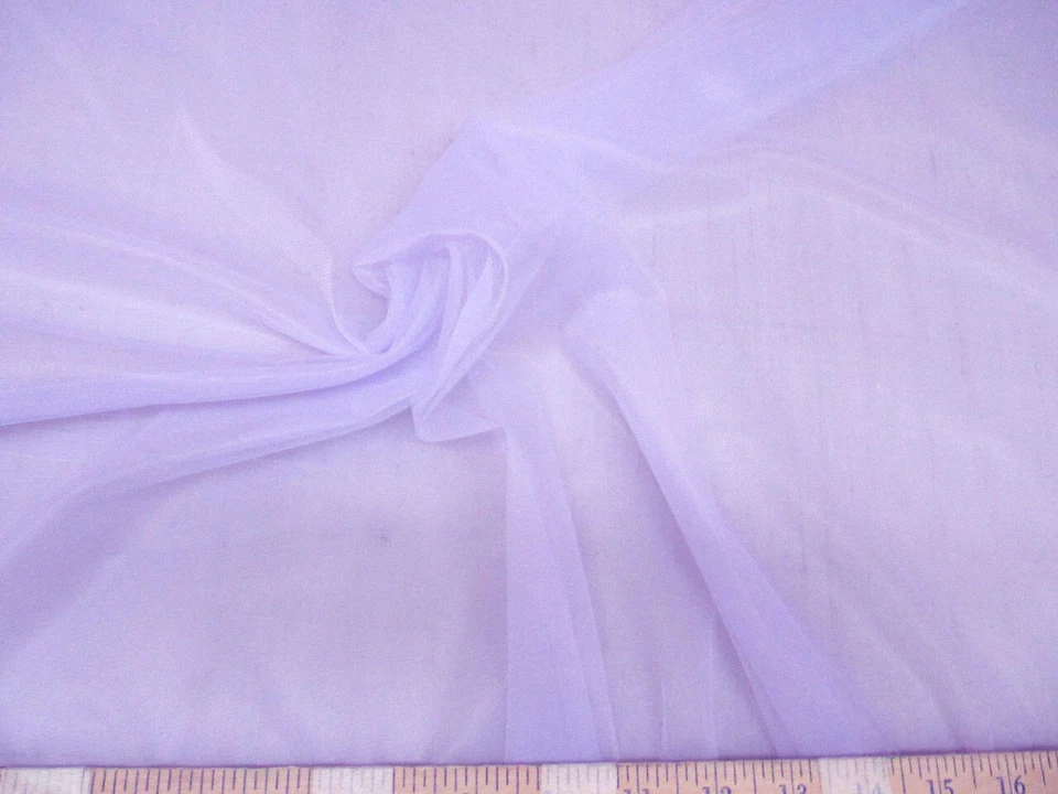 Fabric Nylon Tricot 15 denier Lavender Purple Stretch Lustre SheerTM - Image 1 of 1