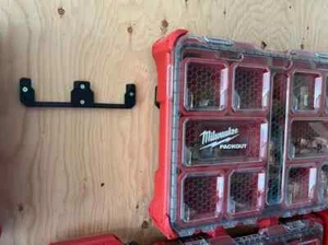 Milwaukee Packout Wandhalterung schwarz Organizer kompatibel Cleat Halterung Halter - Bild 1 von 2