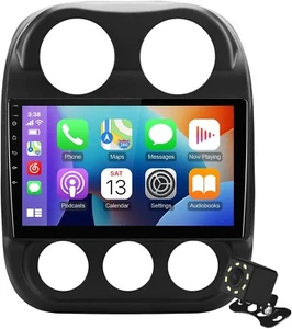 10.1" IPS Touchscreen Android 12 Car Stereo for Jeep Compass/Patriot 2010-2016 - Picture 1 of 6