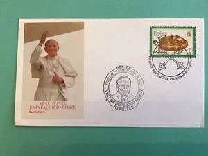 Belize Visit of Pope John Paul II 1983 First Day Cover Stamp Cover R42790 - Picture 1 of 3