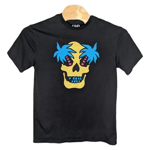T-Shirt Totenkopf der Marke C&P Erwachsene Large schwarz Palmen Punk Emo Alternative - Bild 1 von 6