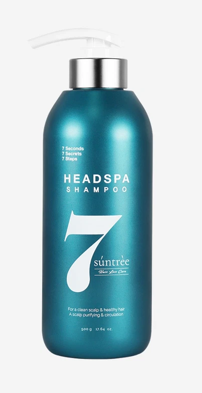 Head Spa 7 Suntree Shampoo 500g Anti-Hair Loss K-Beauty - Imagem 1 de 4