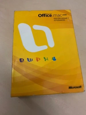 Microsoft Office 2008 Home Student Mac Uk Retail Box - Spanish Language - Image 1 of 3