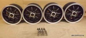 12x5 JBW ROSE PETAL WHEELS CAR SET OF 4, 5x12 31ET, 4X101.6 - Picture 1 of 4