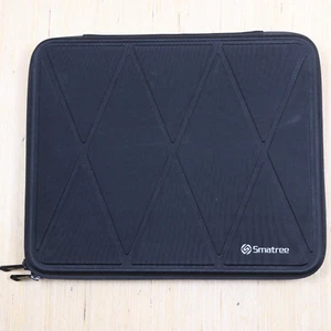 Black Patterned Smartree Hard Protective Laptop\iPad Sleeve Case for 13.3" - Afbeelding 1 van 5