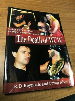 USED 2004 DEATH OF WCW FIGURE FOUR WEEKLY HALL AND NASH FLAIR SOFTCOVER BOOK  — 第 1/4 张图片