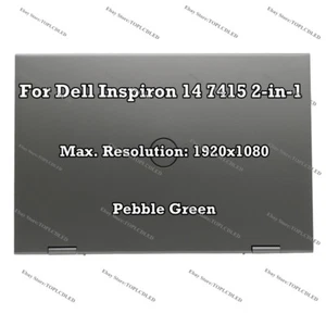 Schermo LCD verde 14" FHD touch panel assemblato per Dell Inspiron 14 7415 2 in 1 - Foto 1 di 11