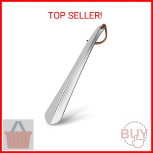 Shoe Horn Long 12 Inch, Premium Stainless Steel Shoehorn, Shoe Helper for Senior - Picture 1 of 2